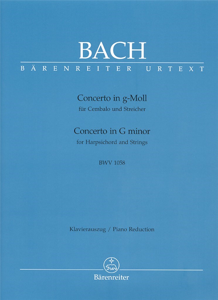 Keyboard Concerto BWV1058 G min 2 Pianos